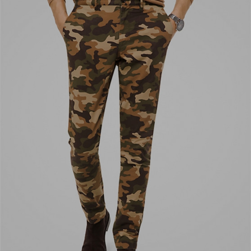 Michael Kors Slim-Fit 30/32 Camouflage Chinos NWOT